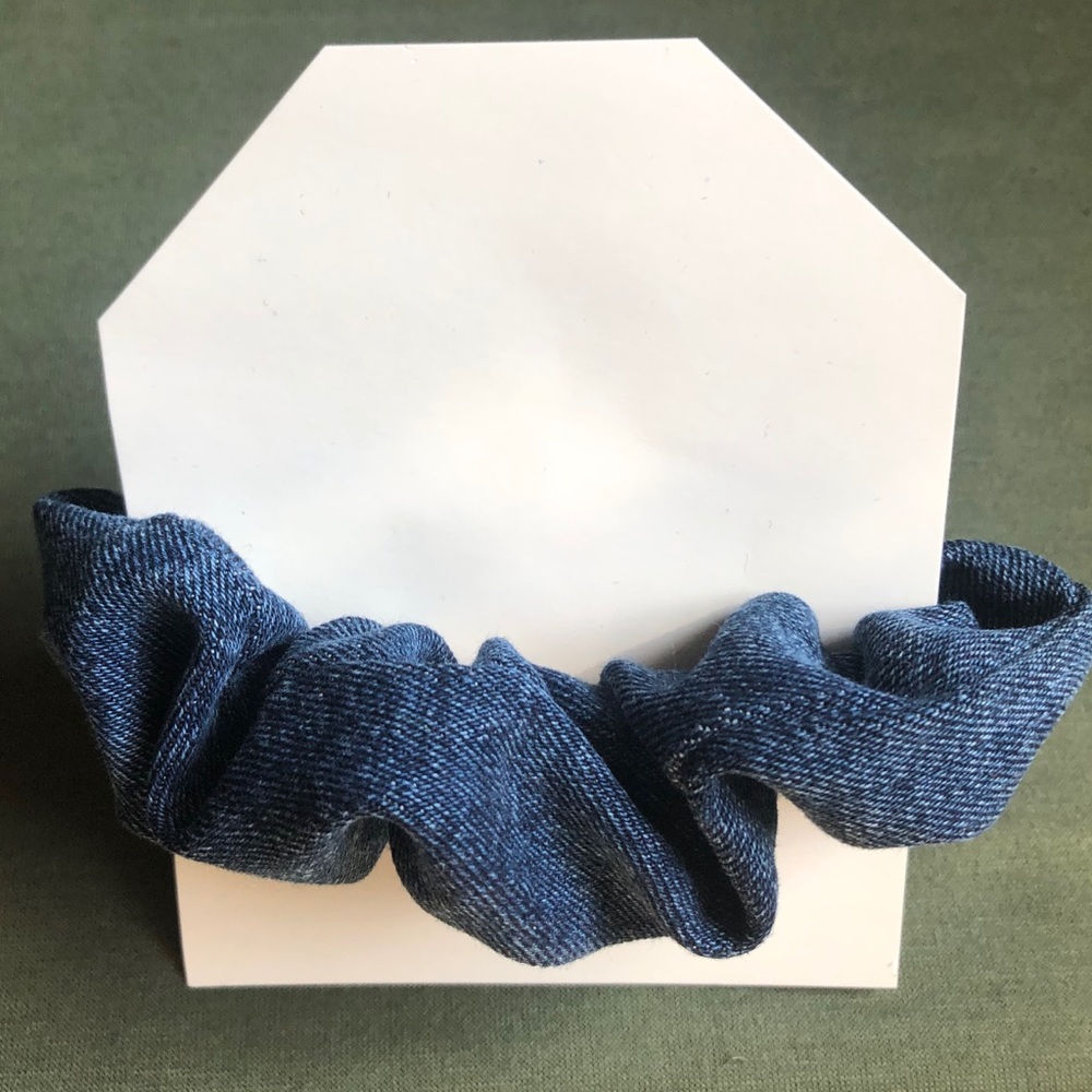 Handmade Denim Scrunchie